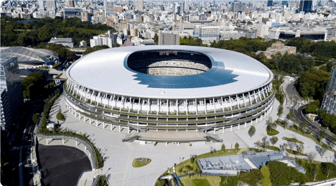 gogo体育东京奥运会即将开幕让我们一起看看日本在奥运建筑中使用木材的艺术吧(图1)